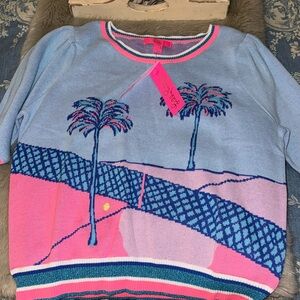 Lilly Pulitzer tennis sweater size large